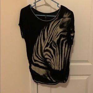 Zebra top